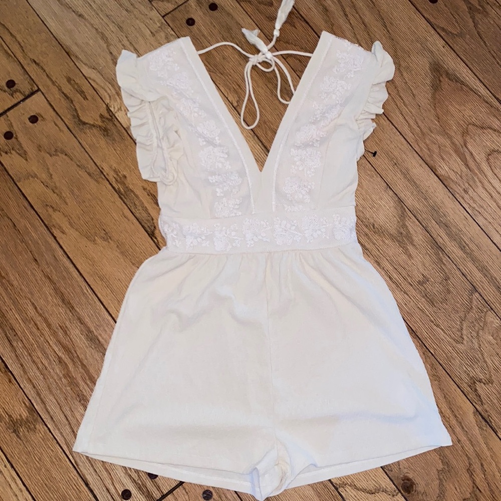 Zara Guipure Lace Jumpsuit/Romper